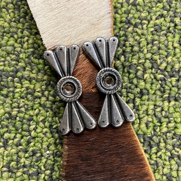 Rare, BB, Simon leather big buckle belt with cowhide - Picture 3 of 6